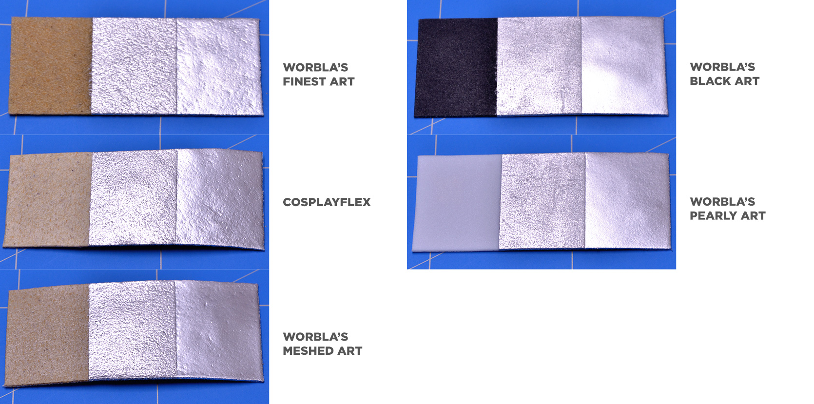 Thermoplastics : Worbla's Finest Art, Black, Pearly, Meshed